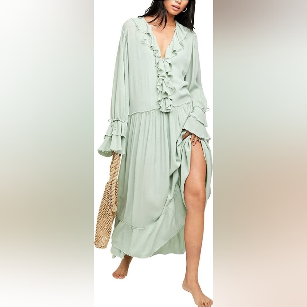 Free People Sweet Darlin Maxi Mint